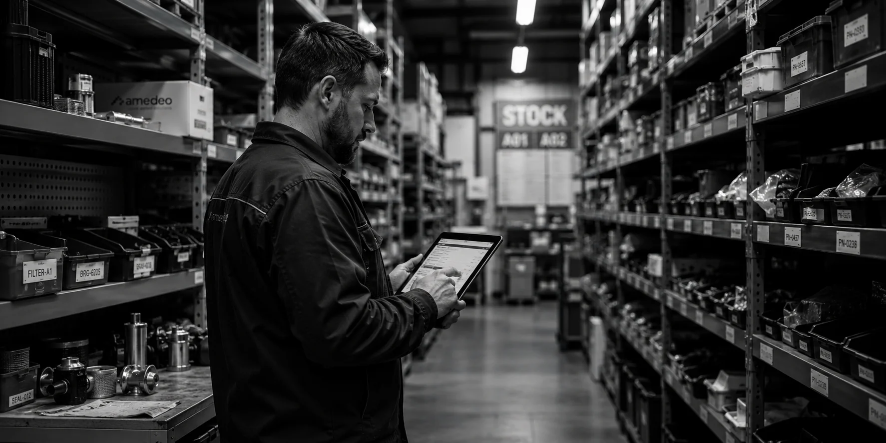 Gestion des stocks et des pièces détachées dans XMAINT GMAO