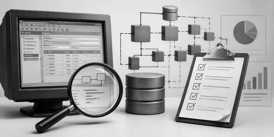 Audit d'une application métier existante avant modernisation