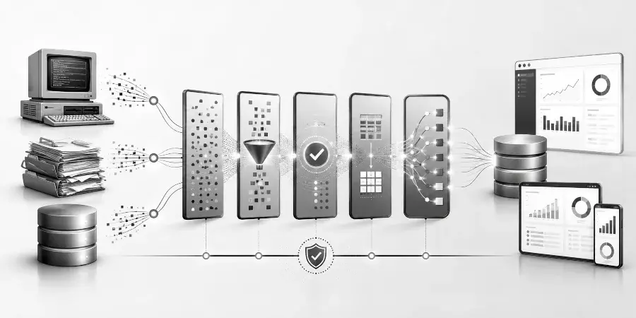 Fiabilisation et migration des données d'une application métier