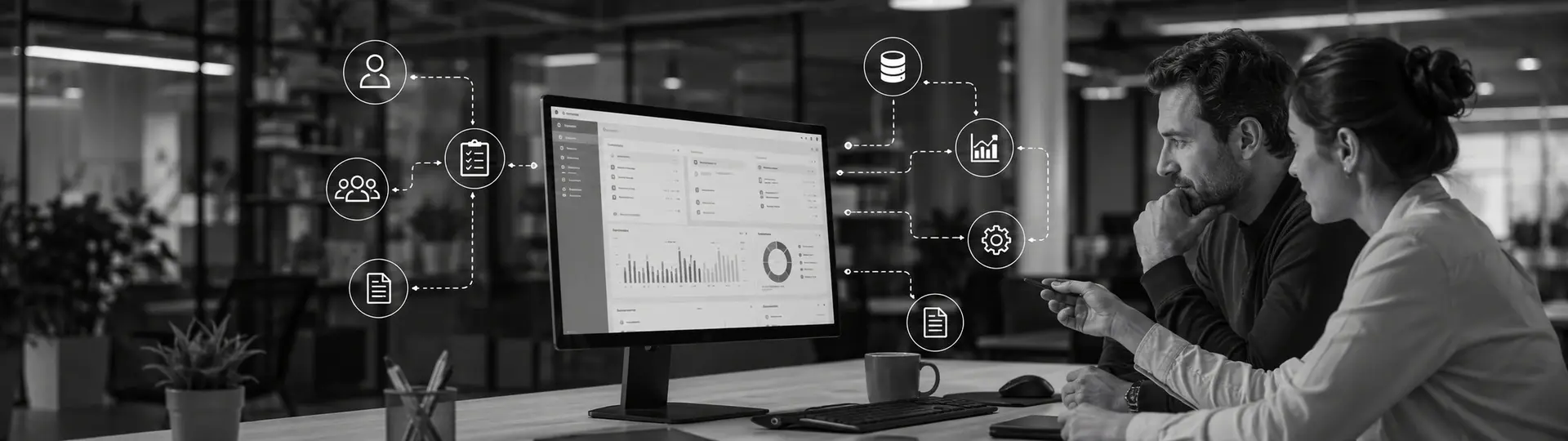 Application métier sur mesure reliant les utilisateurs, les données et les processus de l’entreprise