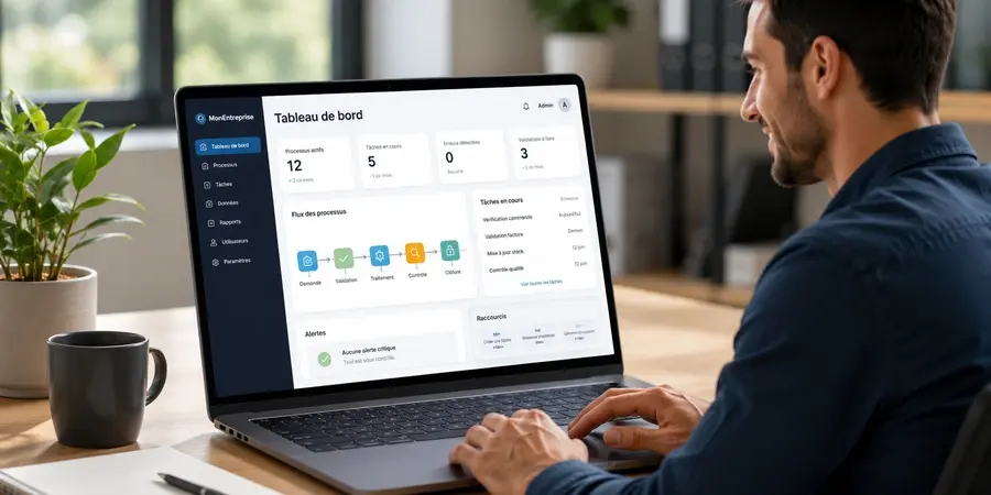 Application métier automatisant les validations, les contrôles et le suivi d’un processus