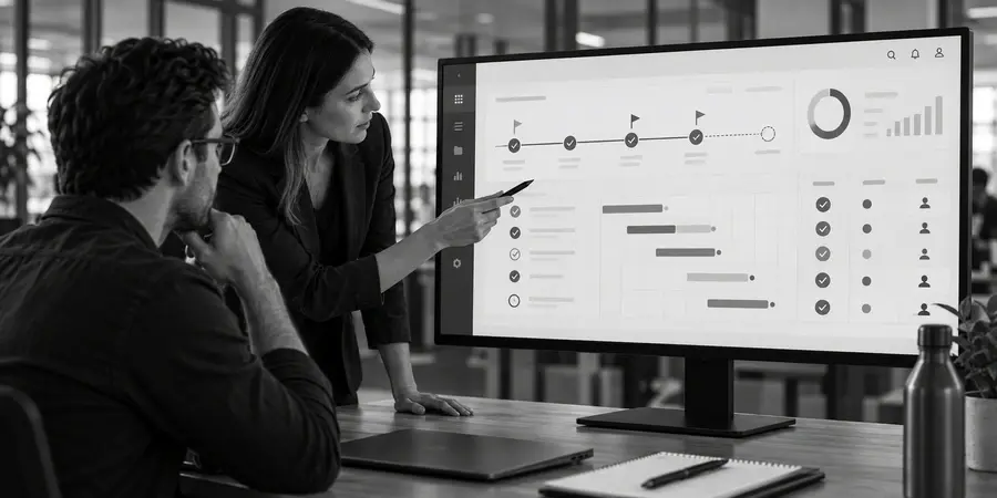 Suivi de l’avancement d’un projet logiciel externalisé avec jalons et validations