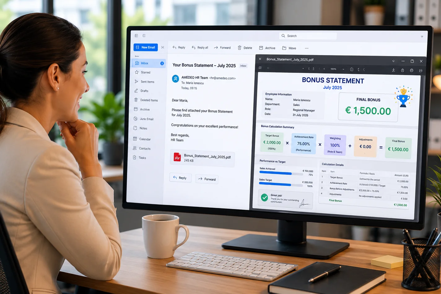 Plateforme métier de calcul et de validation des bonus commerciaux